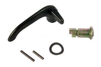 Conjunto manija de ventilete adaptable a camiones 1112 / 1114 / 1517 izquierdo.