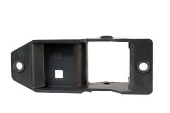 Base de manija interior de puerta adaptable a camión LN-1 gris.