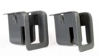 Juego caja alojamiento del boton traba de puerta adaptable a camión LN-1 gris.