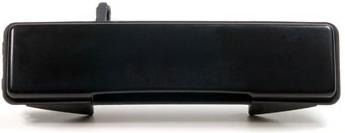 Manija exterior de puerta trasera adaptable a Renault 21 negra derecha.