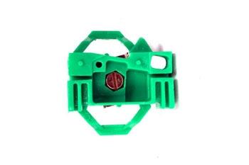 Soporte para MLC delantera adaptable a Polo color verde - izquierdo.
